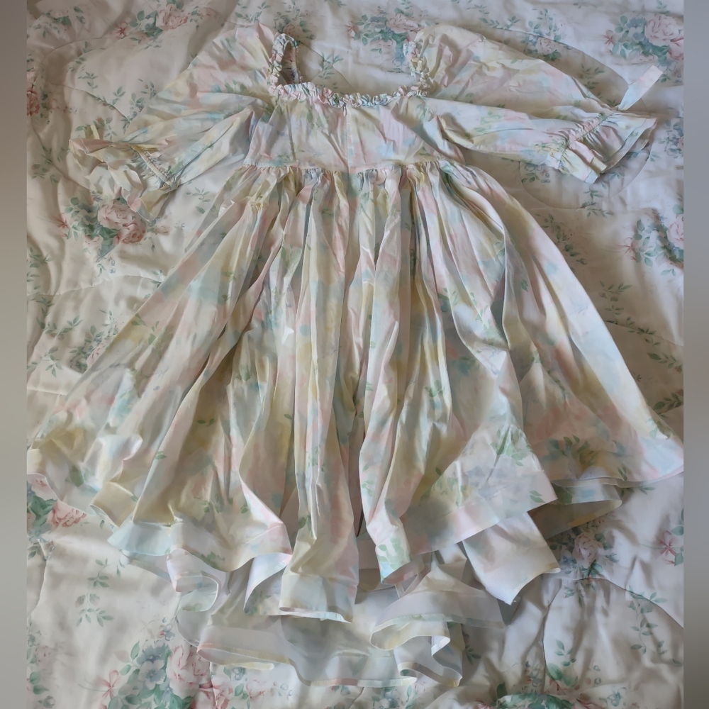 Selkie Sweetcorn Shabby Chic Dress - Picture 2 of 9